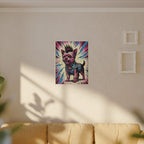 Yorkshire Terrier Comic Pop Art canvas print by Tritan, sofa wall