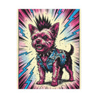 Yorkshire Terrier Comic Pop Art canvas print by Tritan, front