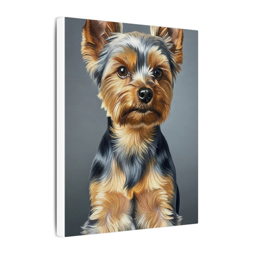 Gallery-wrapped canvas side profile showing the 0.75 inch depth