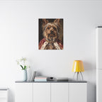 Yorkshire Terrier Kings & Queens canvas print by Tritan, desk wall