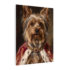 Yorkshire Terrier Kings & Queens canvas print by Tritan, side