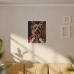 Yorkshire Terrier Kings & Queens canvas print by Tritan, sofa wall