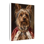 Yorkshire Terrier Kings & Queens Royal Portrait Canvas Wall Art, Regal Dog Painting, Yorkshire Terrier Lover Gift, Stretched Canvas