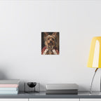 Yorkshire Terrier Kings & Queens Royal Portrait Canvas Wall Art, Regal Dog Painting, Yorkshire Terrier Lover Gift, Stretched Canvas