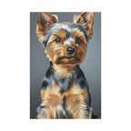 Yorkshire Terrier Oil Portrait canvas print by Tritan, front