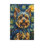 Yorkshire Terrier Post-Impressionist canvas print by Tritan, front