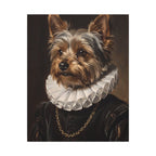 Yorkshire Terrier Renaissance Royal canvas print by Tritan, front