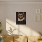 Yorkshire Terrier Renaissance Royal canvas print by Tritan, sofa wall